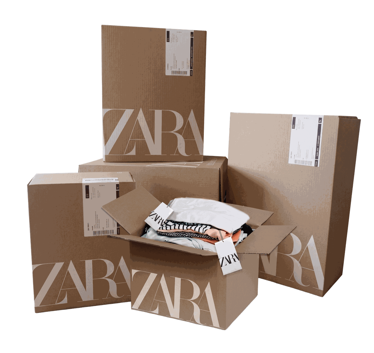 Mystery boxes full of big-brand clothing, new with tags